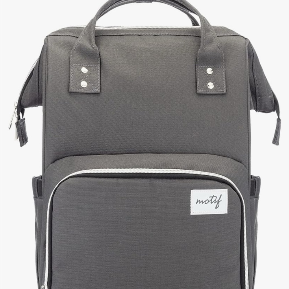 Motif Gray Maternity Backpack